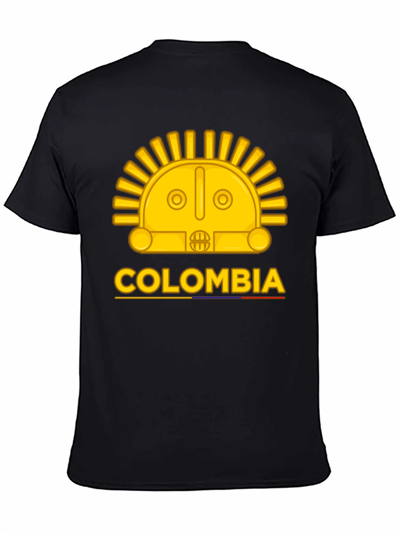 Colombia Sun T-Shirt - Gold Design
