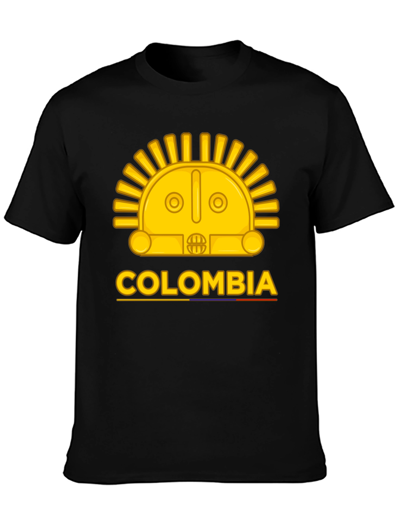 Colombia Sun T-Shirt - Gold Design