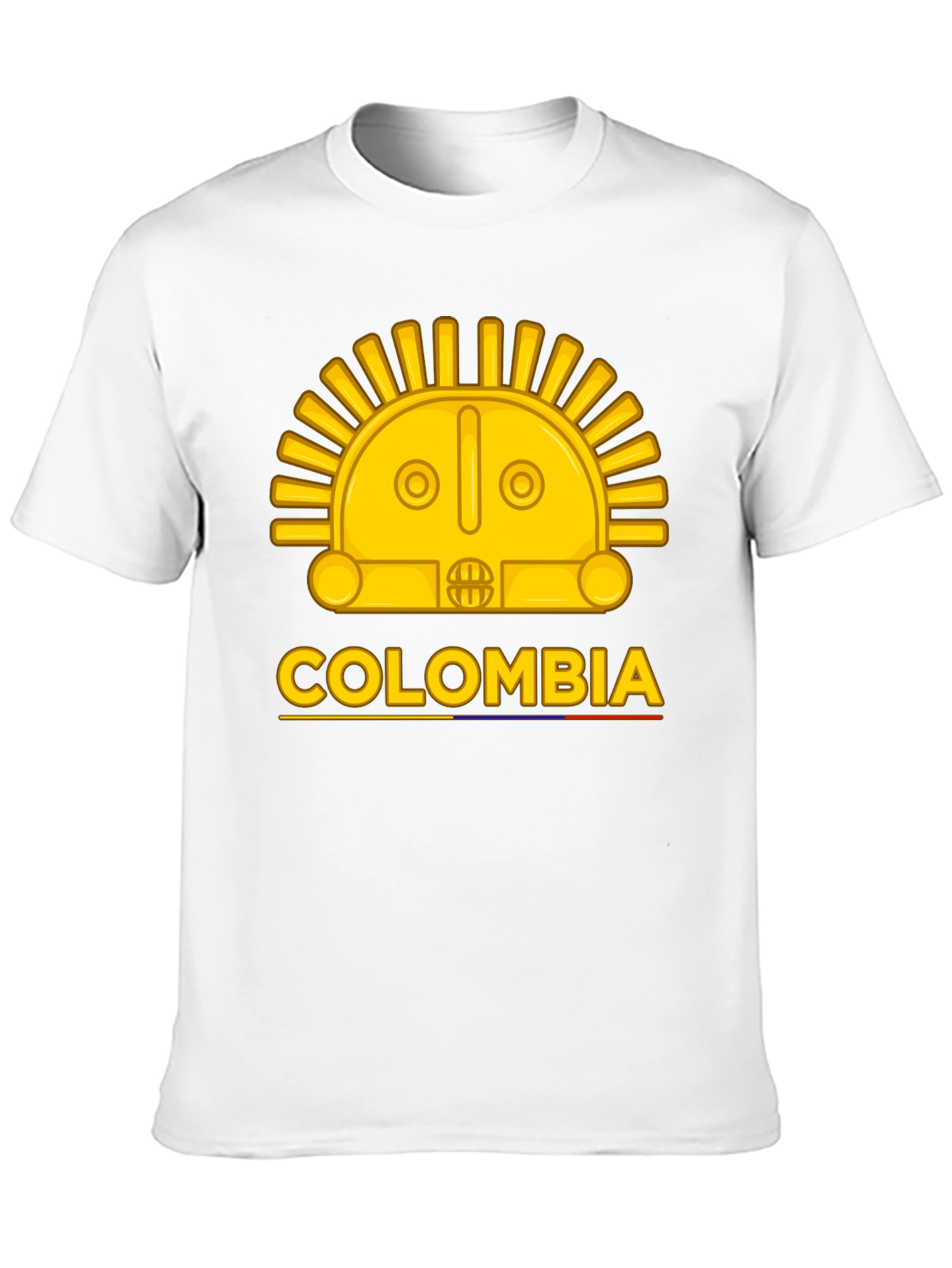 Colombia Sun T-Shirt - Gold Design