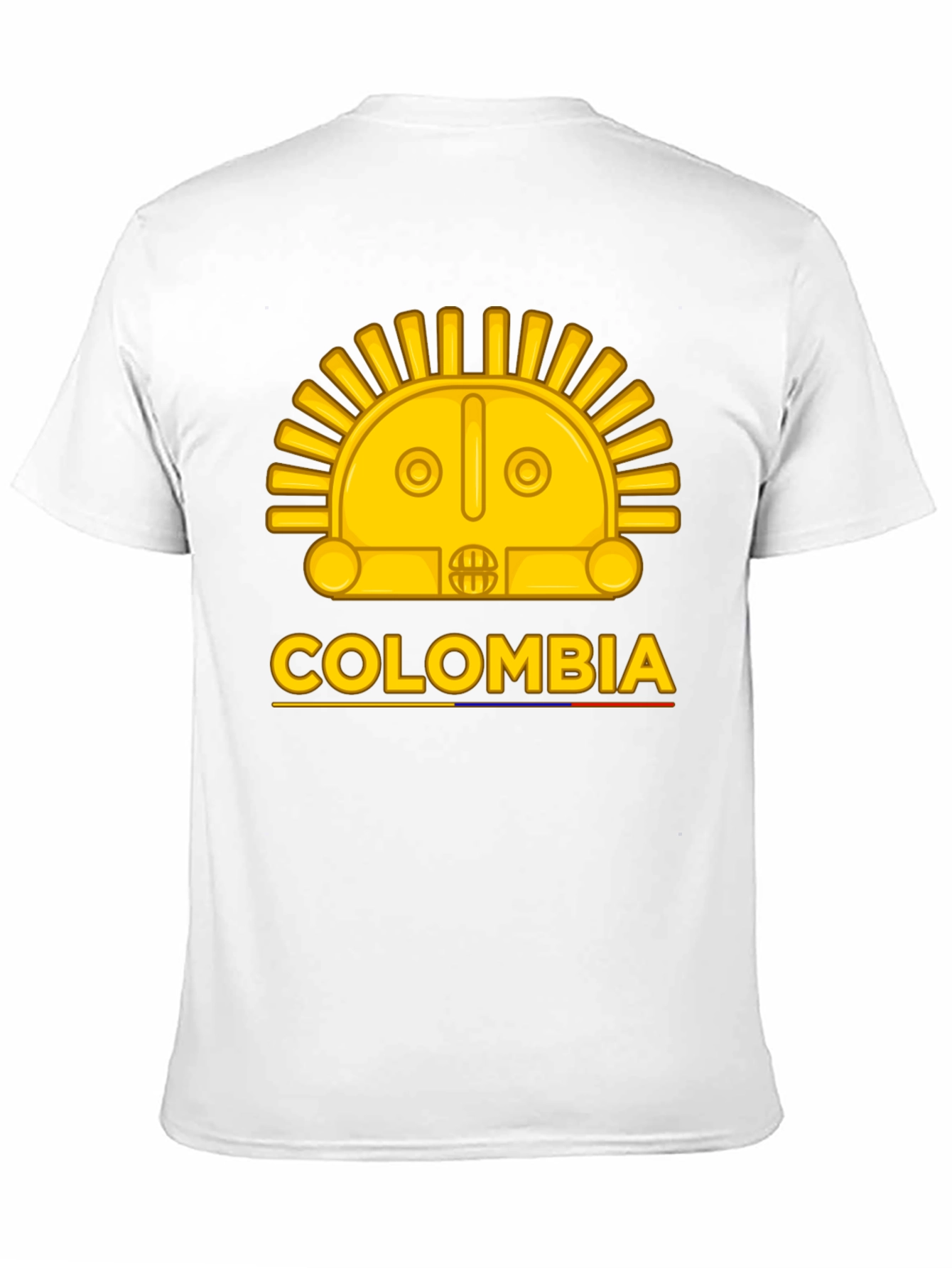 Colombia Sun T-Shirt - Gold Design