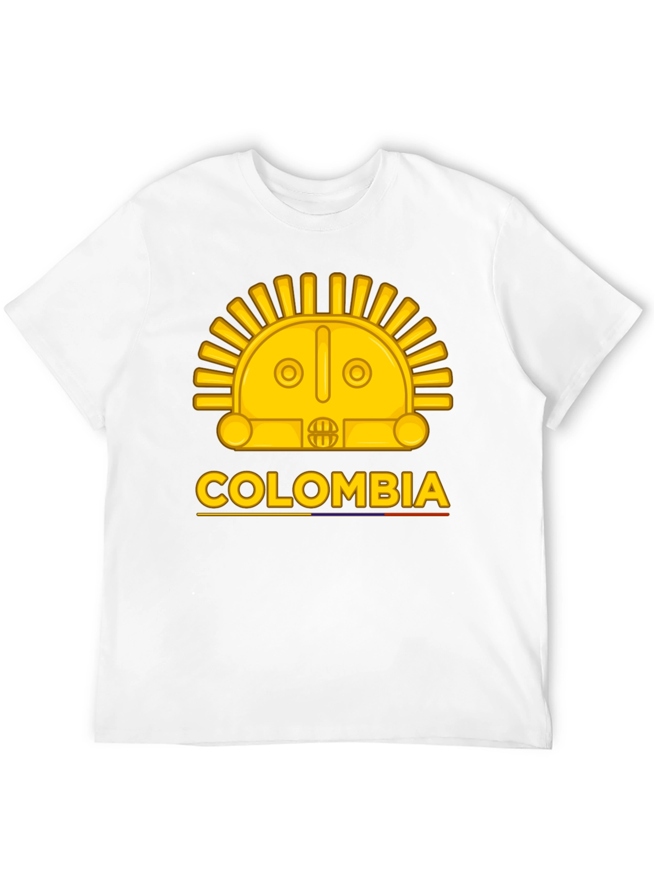 Colombia Sun T-Shirt - Gold Design