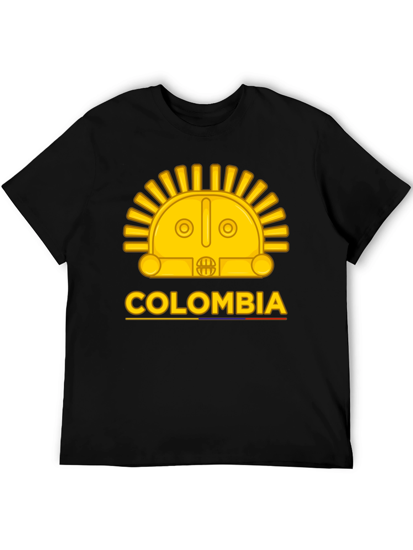 Colombia Sun T-Shirt - Gold Design