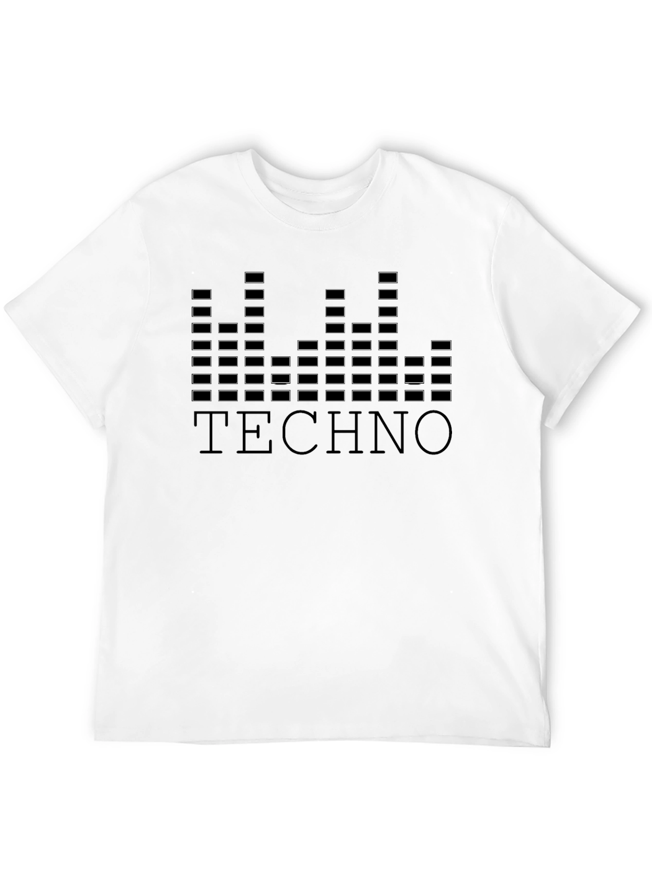 Techno Graphic Black T-Shirt Music Lover Tee