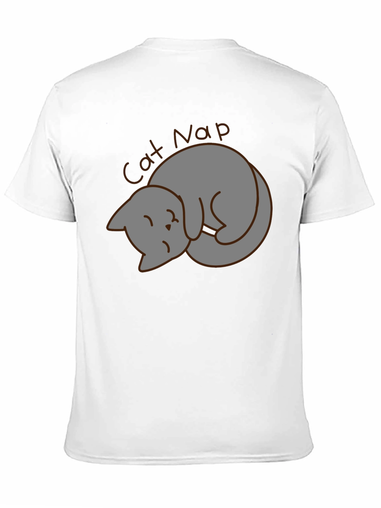 Cat Nap Graphic Tee - Unisex Black T-Shirt
