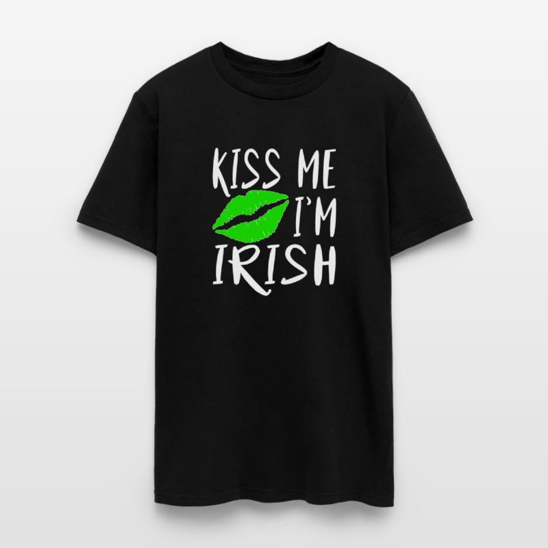 Kiss Me I m Irish Beauty Lips Clover