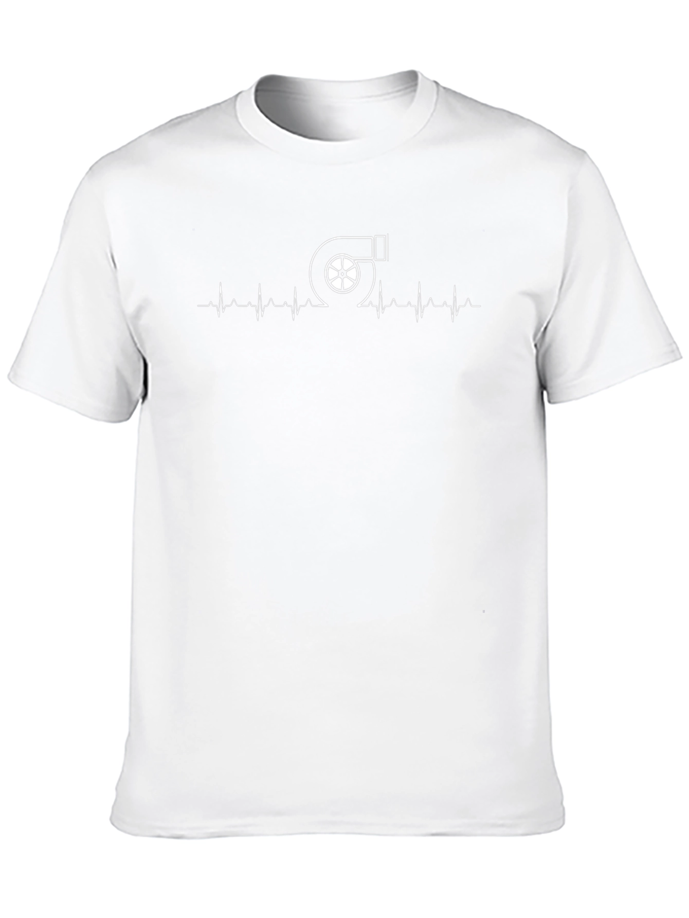 Turbo Heartbeat Graphic Tee - Auto Enthusiast Style