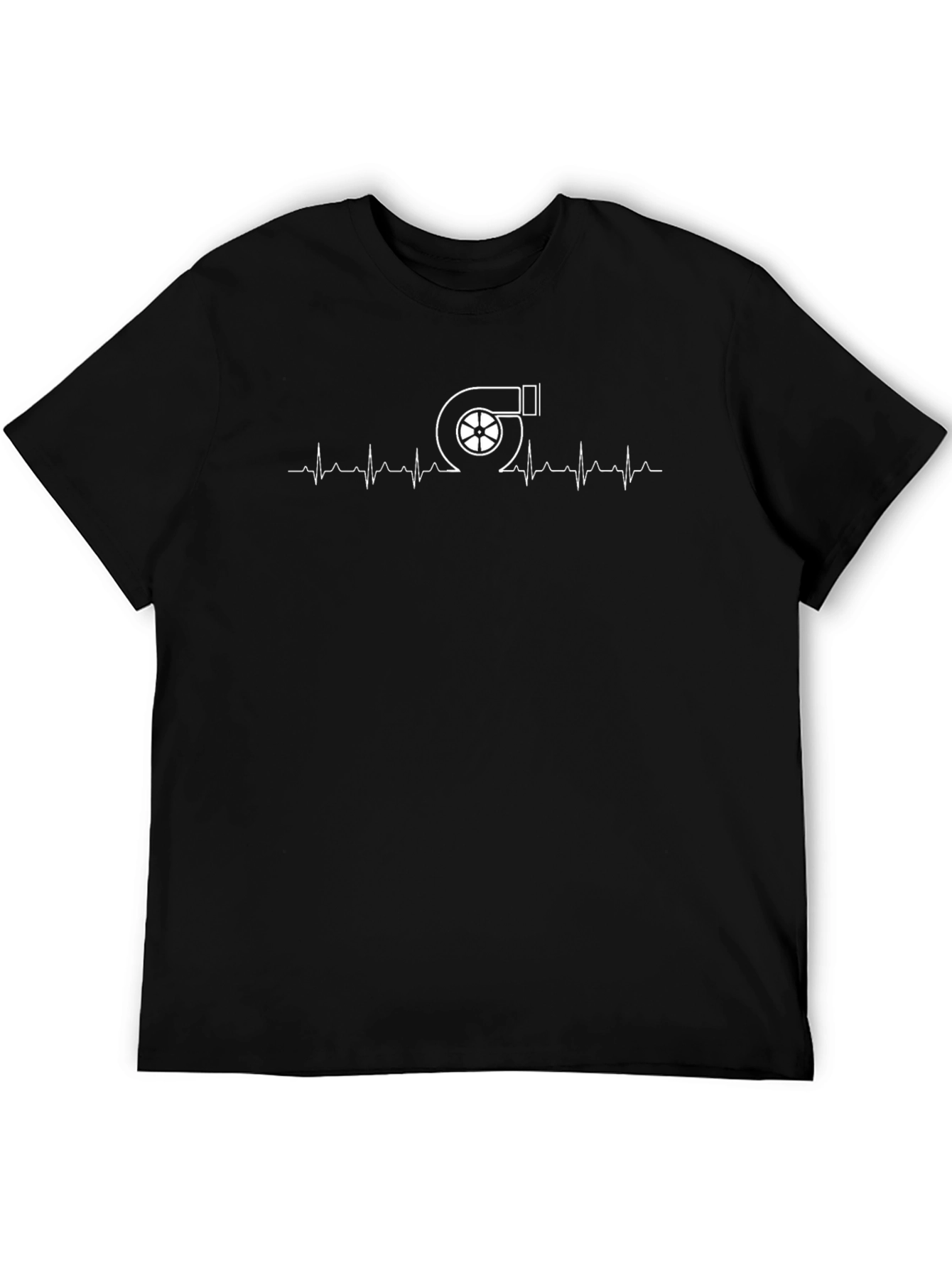 Turbo Heartbeat Graphic Tee - Auto Enthusiast Style
