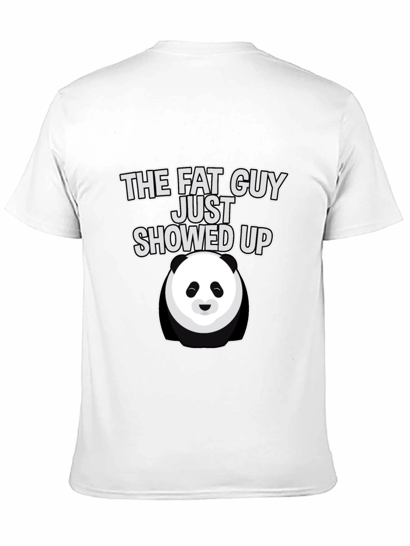 The Fat Guy Panda Graphic T-Shirt