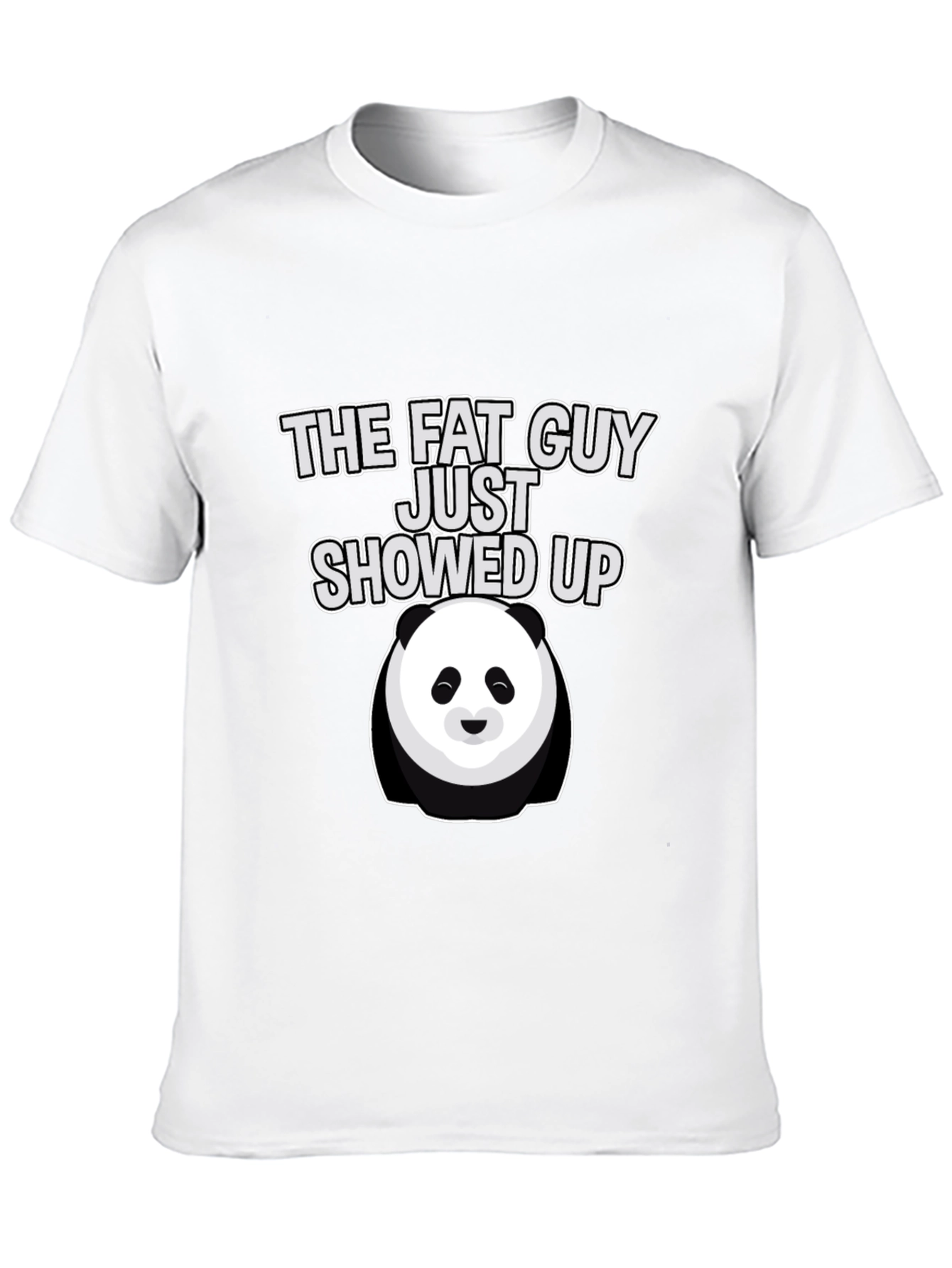 The Fat Guy Panda Graphic T-Shirt