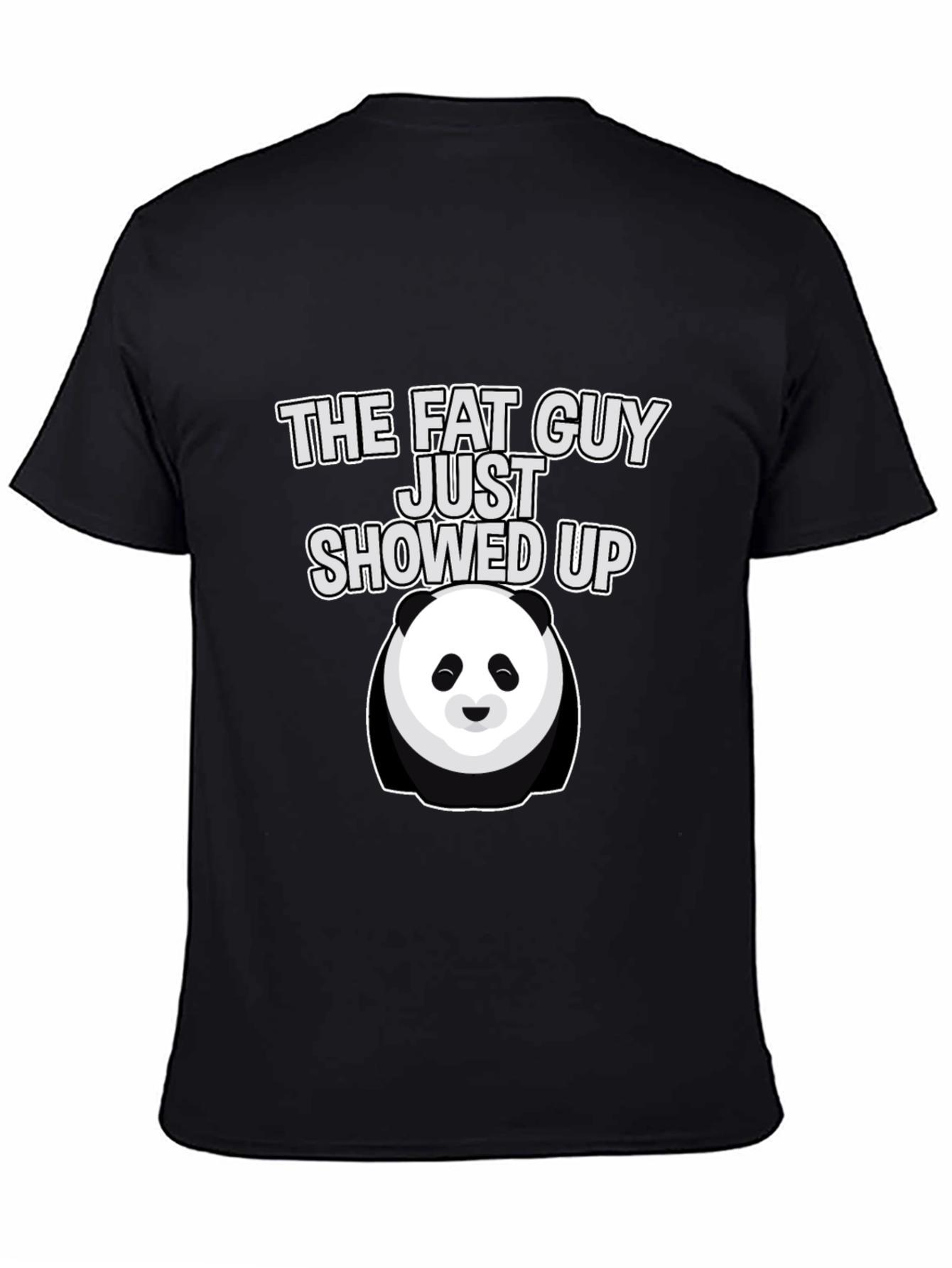 The Fat Guy Panda Graphic T-Shirt
