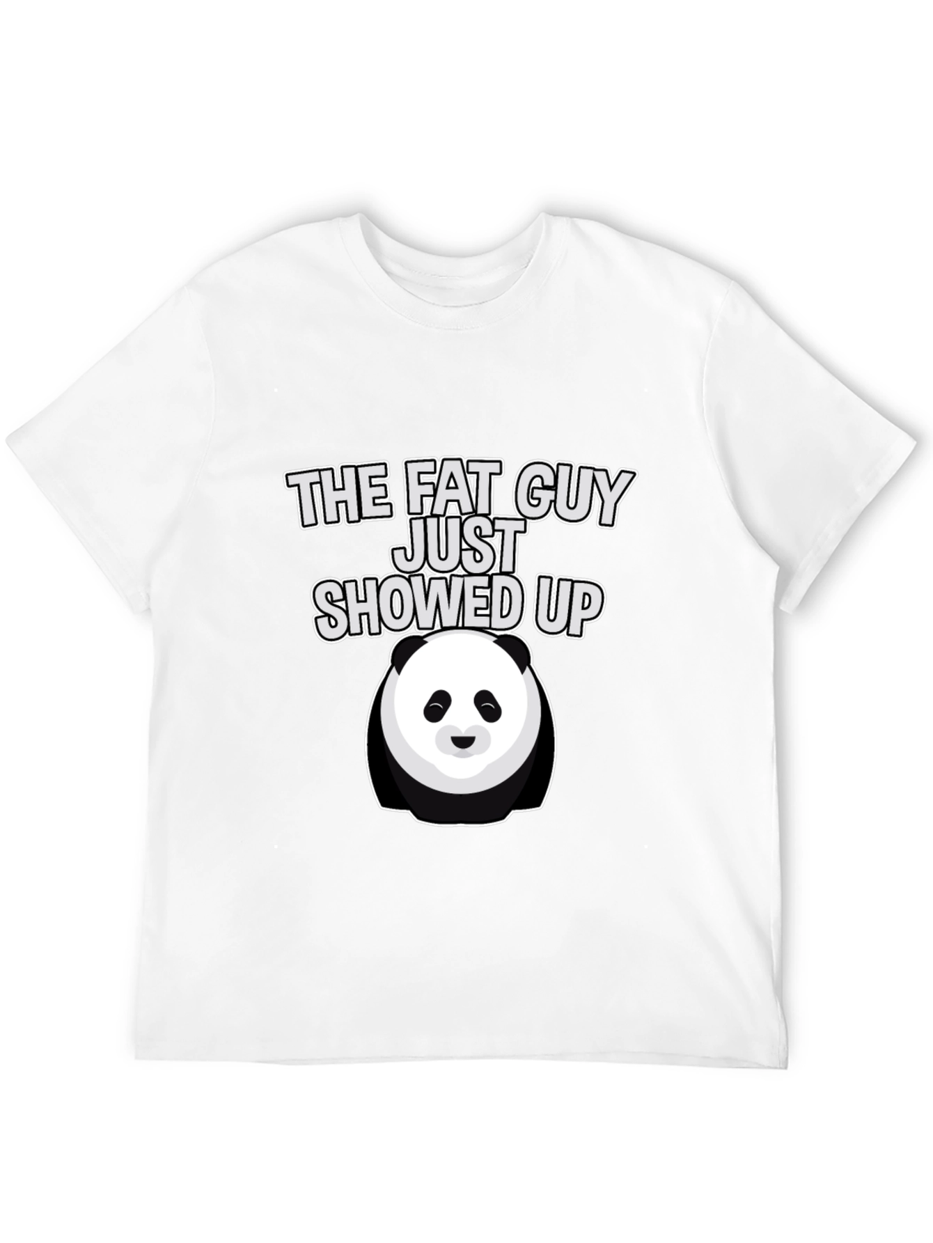 The Fat Guy Panda Graphic T-Shirt