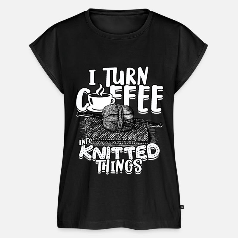 Knitting I turn coffee into knitted things