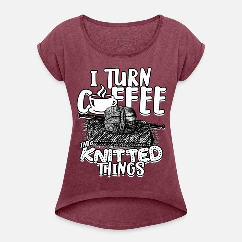 Knitting I turn coffee into knitted things