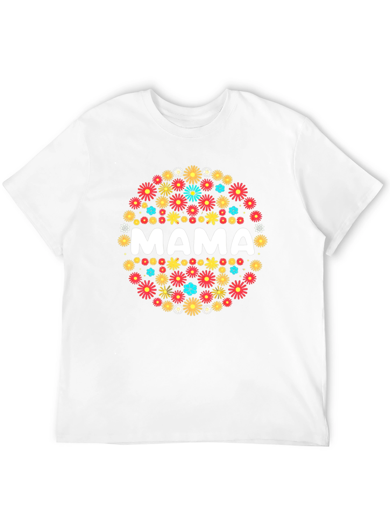 Floral Mama Graphic Tee - Black
