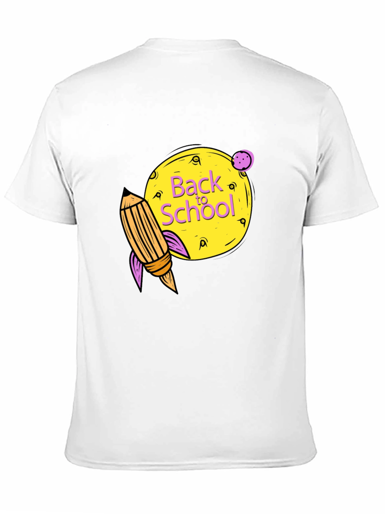 Back to School Graphic Tee - Black Cotton Shirt