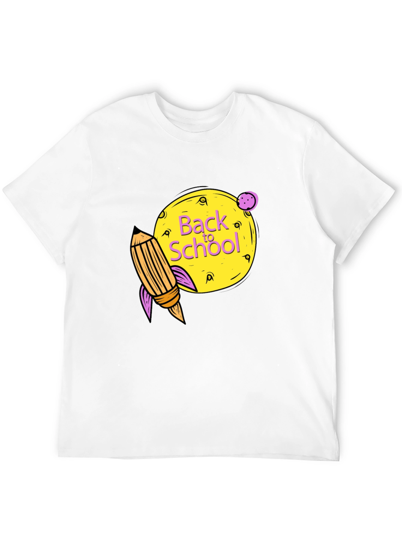 Back to School Graphic Tee - Black Cotton Shirt