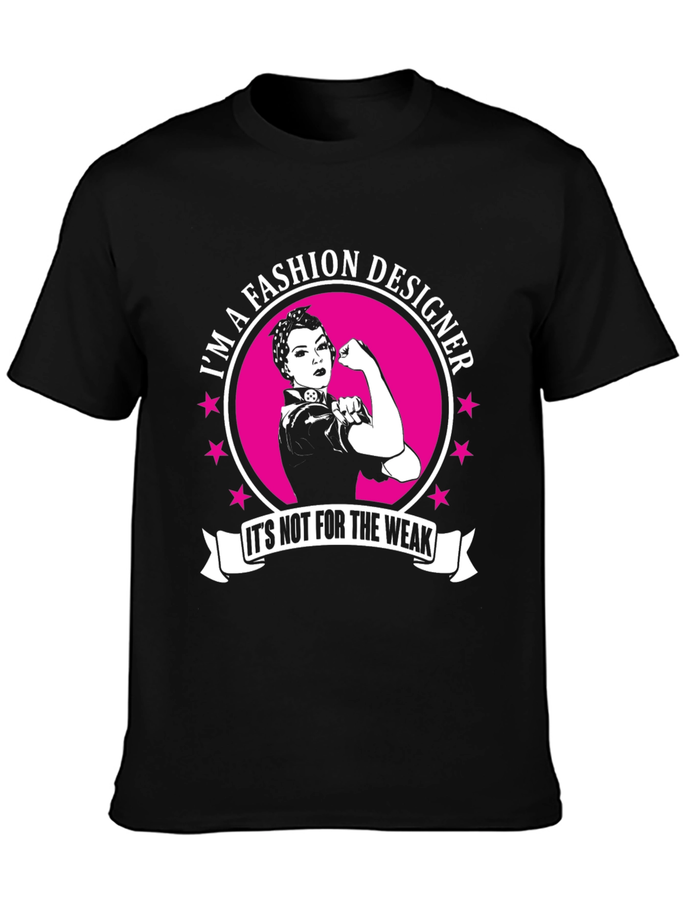 Fashion Designer Strong Woman Graphic Tee