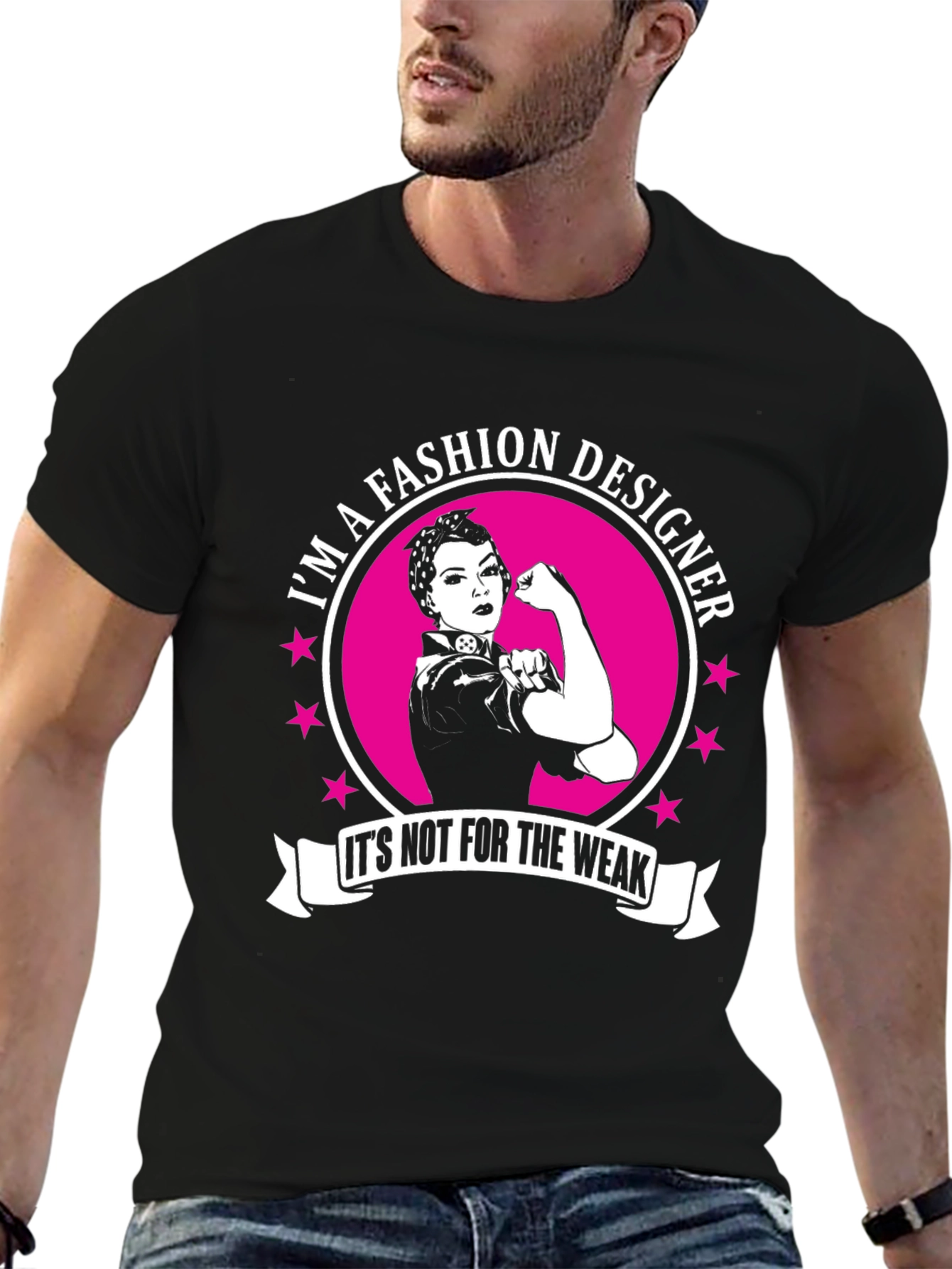 Fashion Designer Strong Woman Graphic Tee