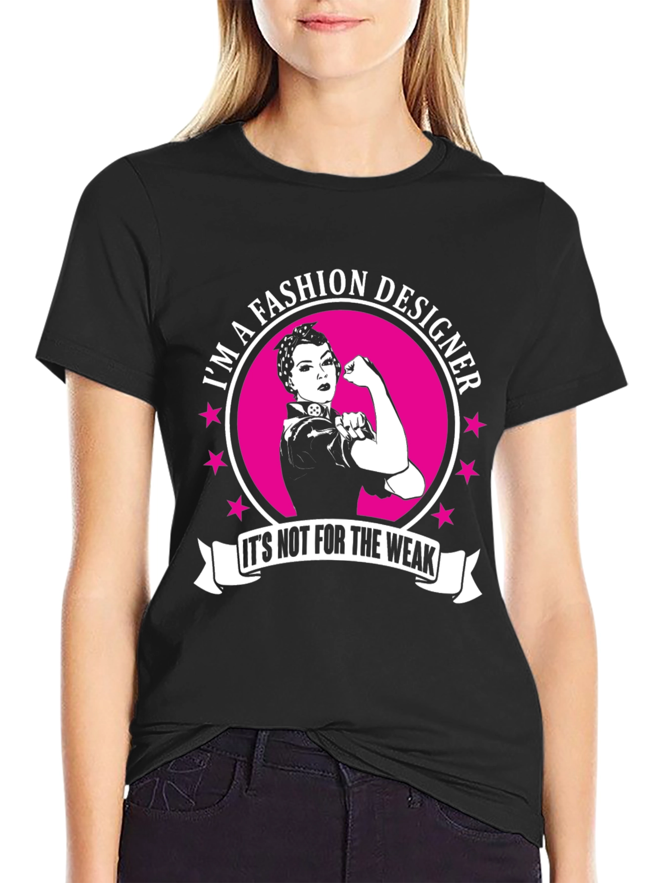 Fashion Designer Strong Woman Graphic Tee