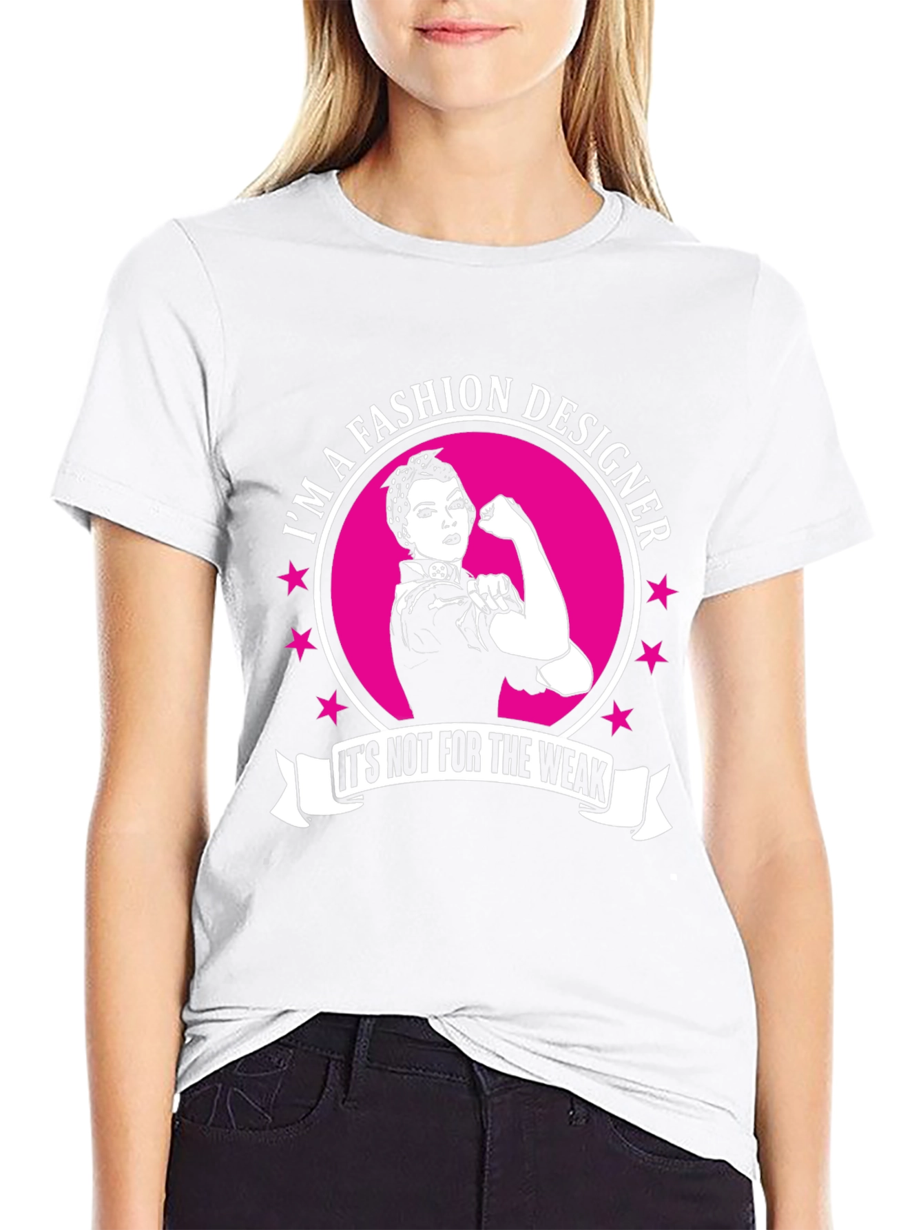 Fashion Designer Strong Woman Graphic Tee
