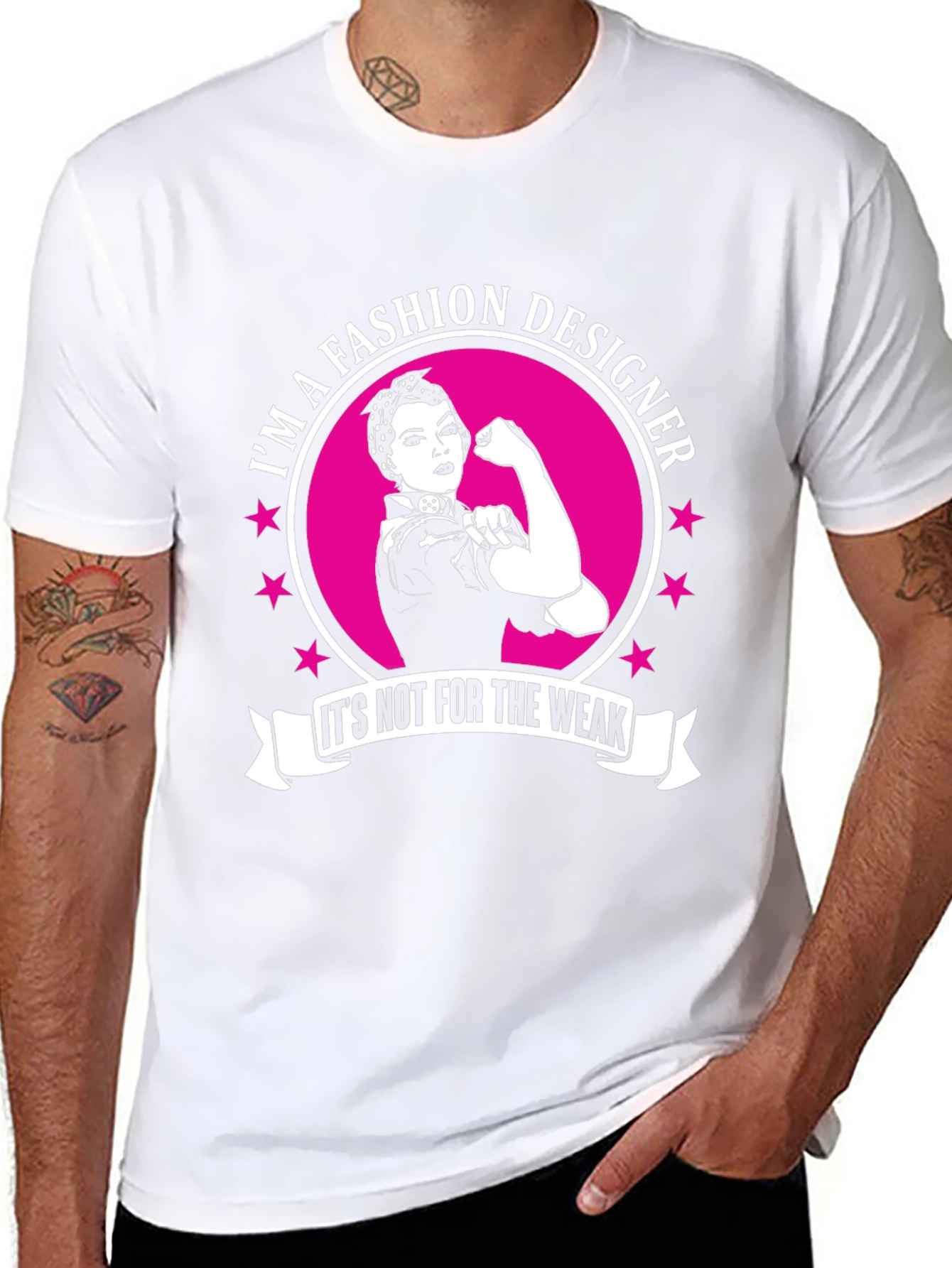 Fashion Designer Strong Woman Graphic Tee