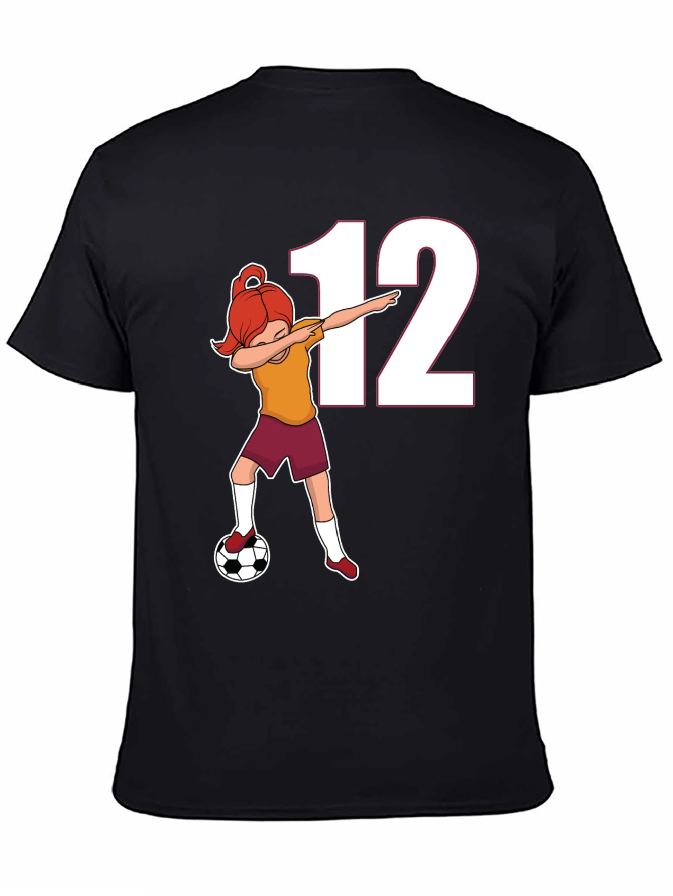 Soccer Girl 12 Dab T-Shirt