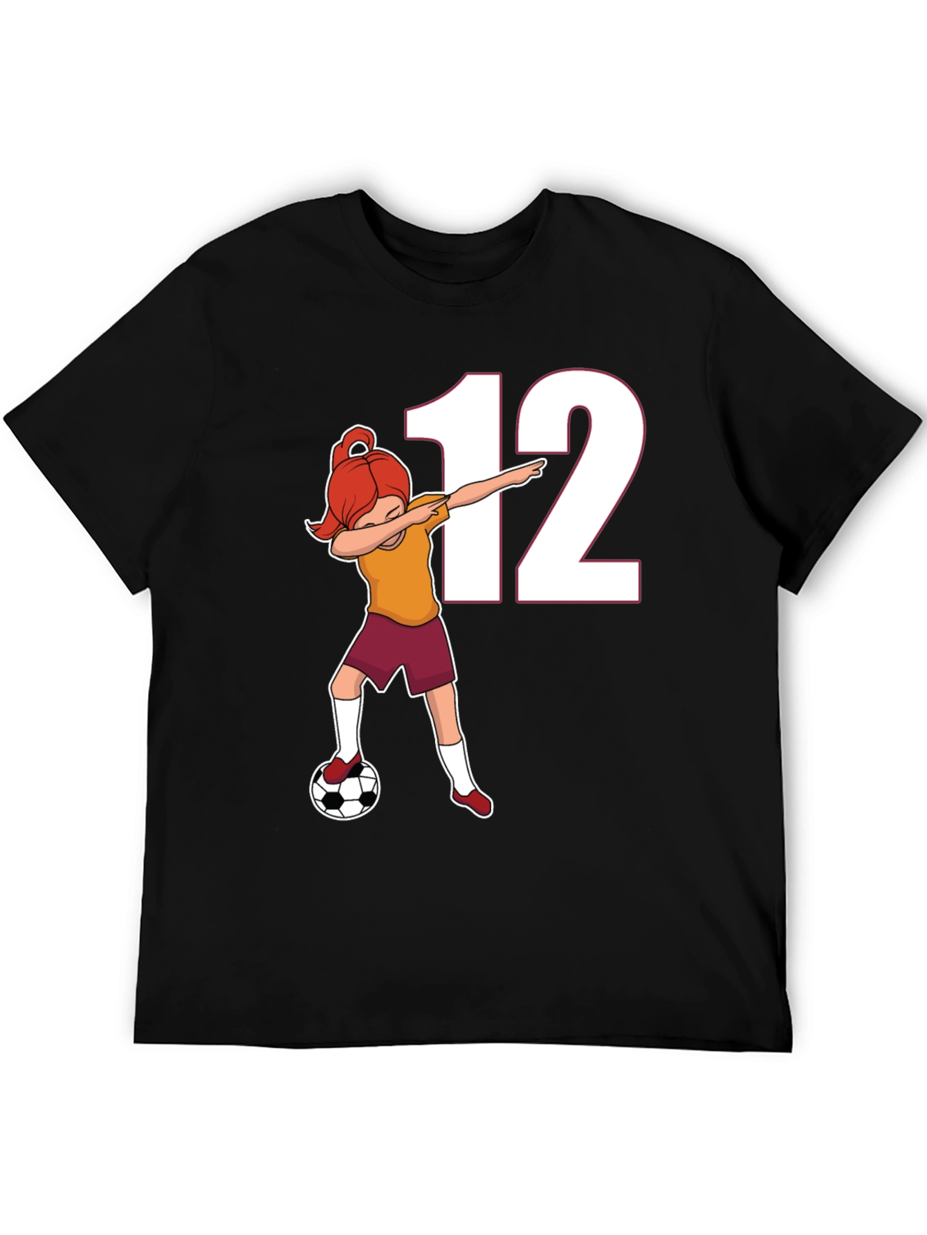 Soccer Girl 12 Dab T-Shirt