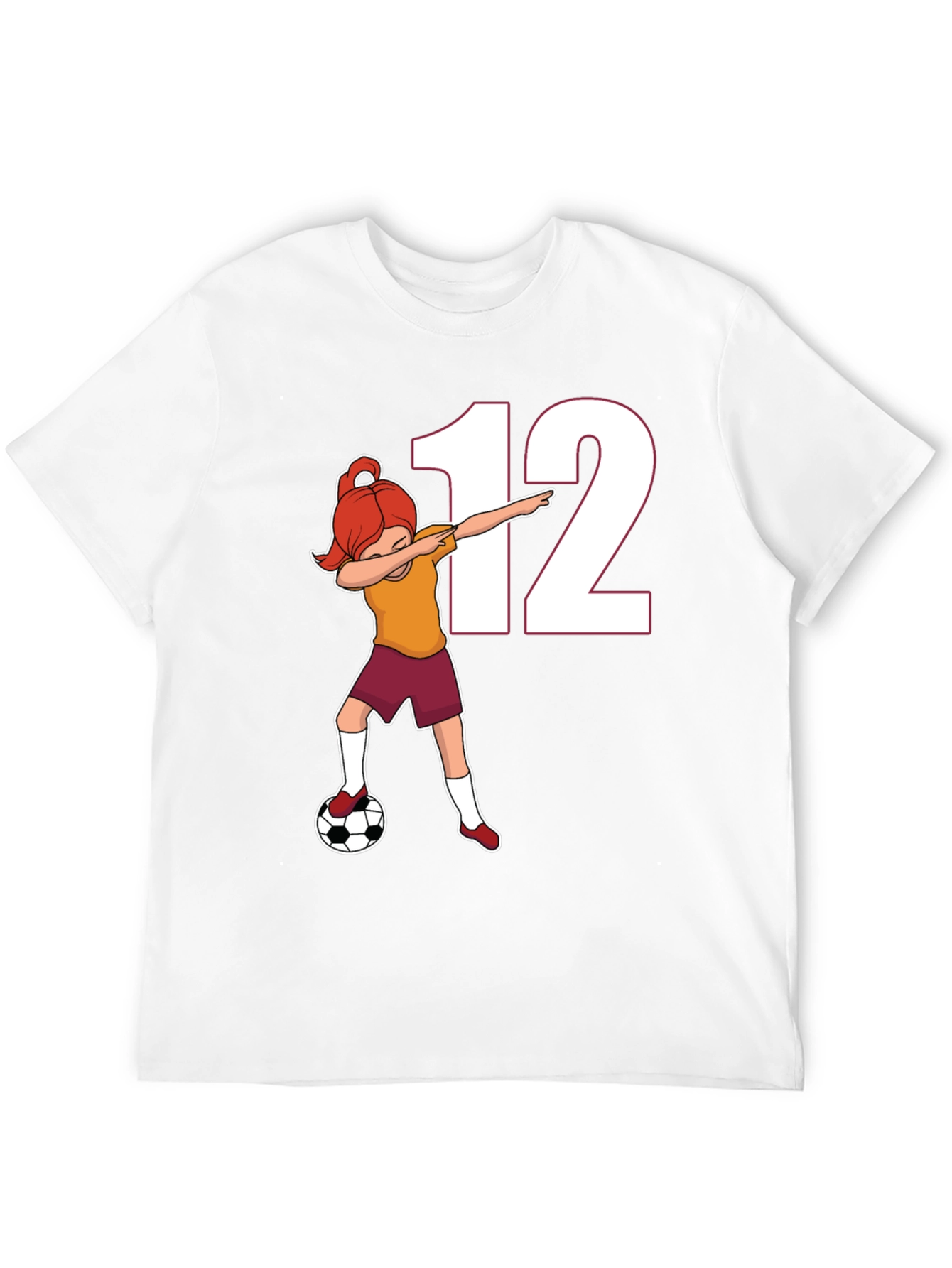 Soccer Girl 12 Dab T-Shirt