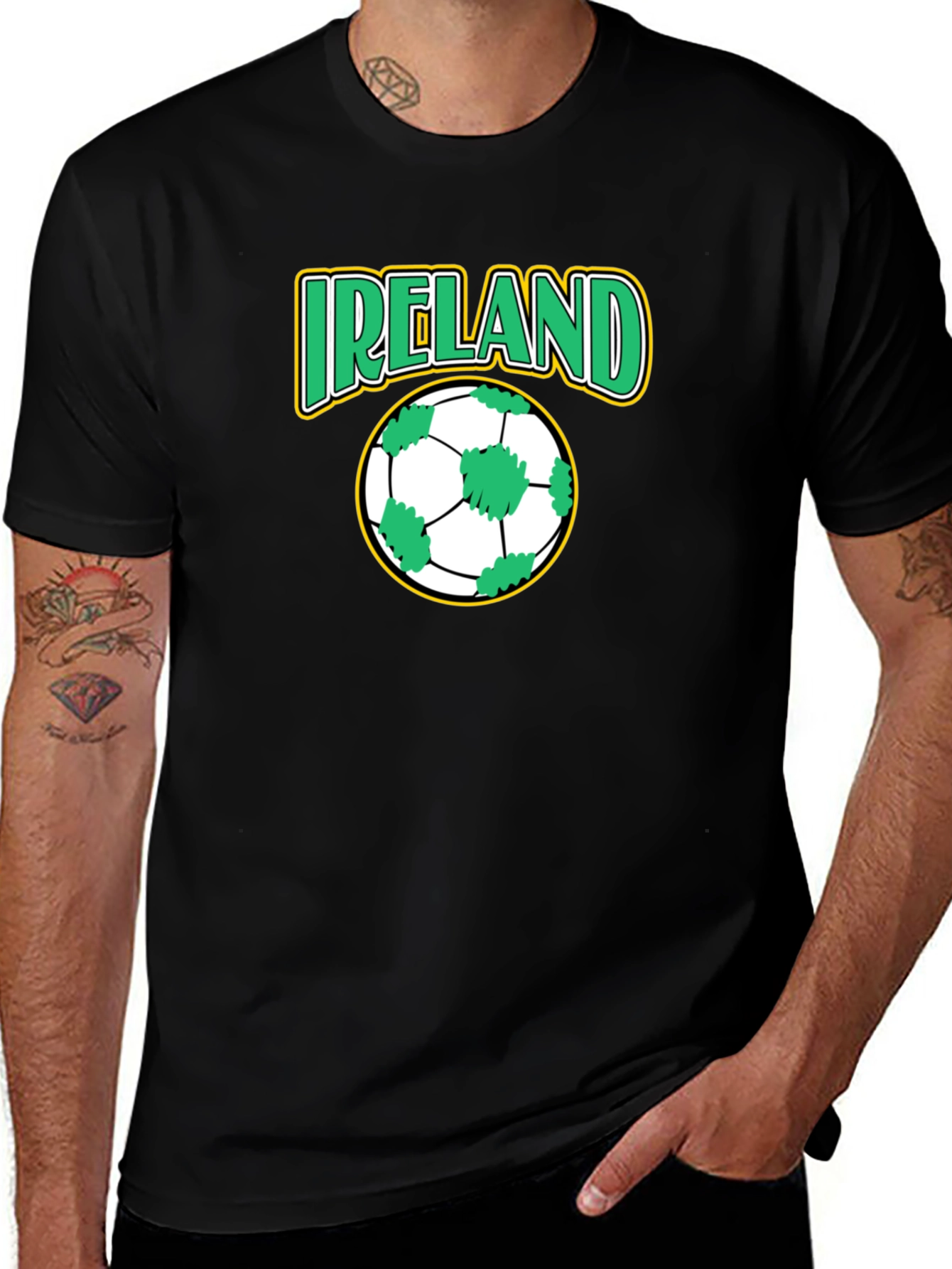 Ireland Soccer Ball T-Shirt - Irish Pride Tee