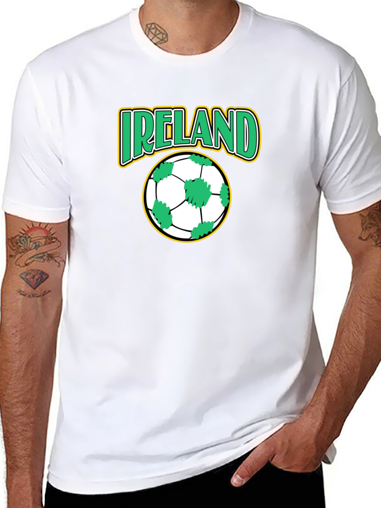 Ireland Soccer Ball T-Shirt - Irish Pride Tee