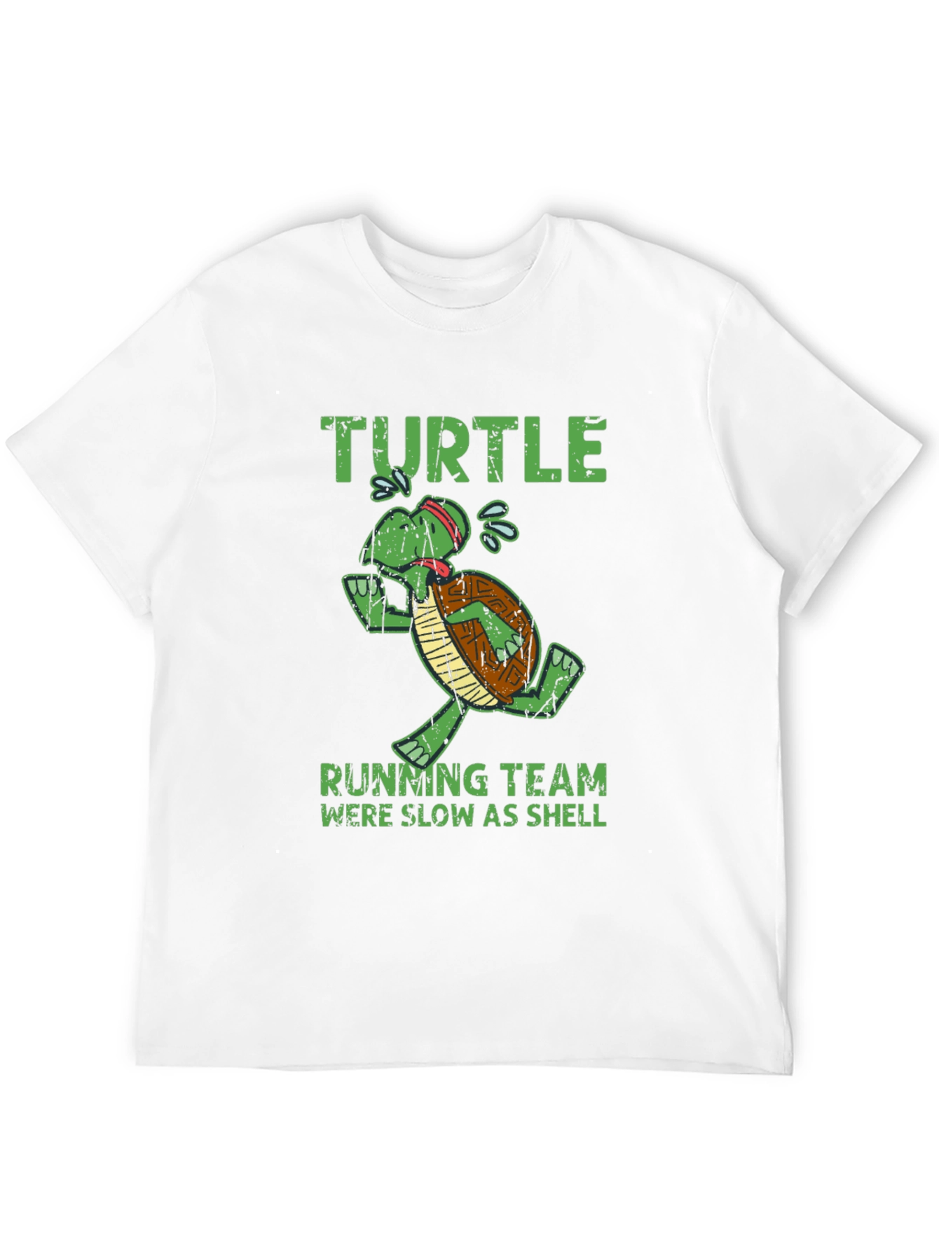 Turtle Running Team Graphic Tee - Slow as Shell