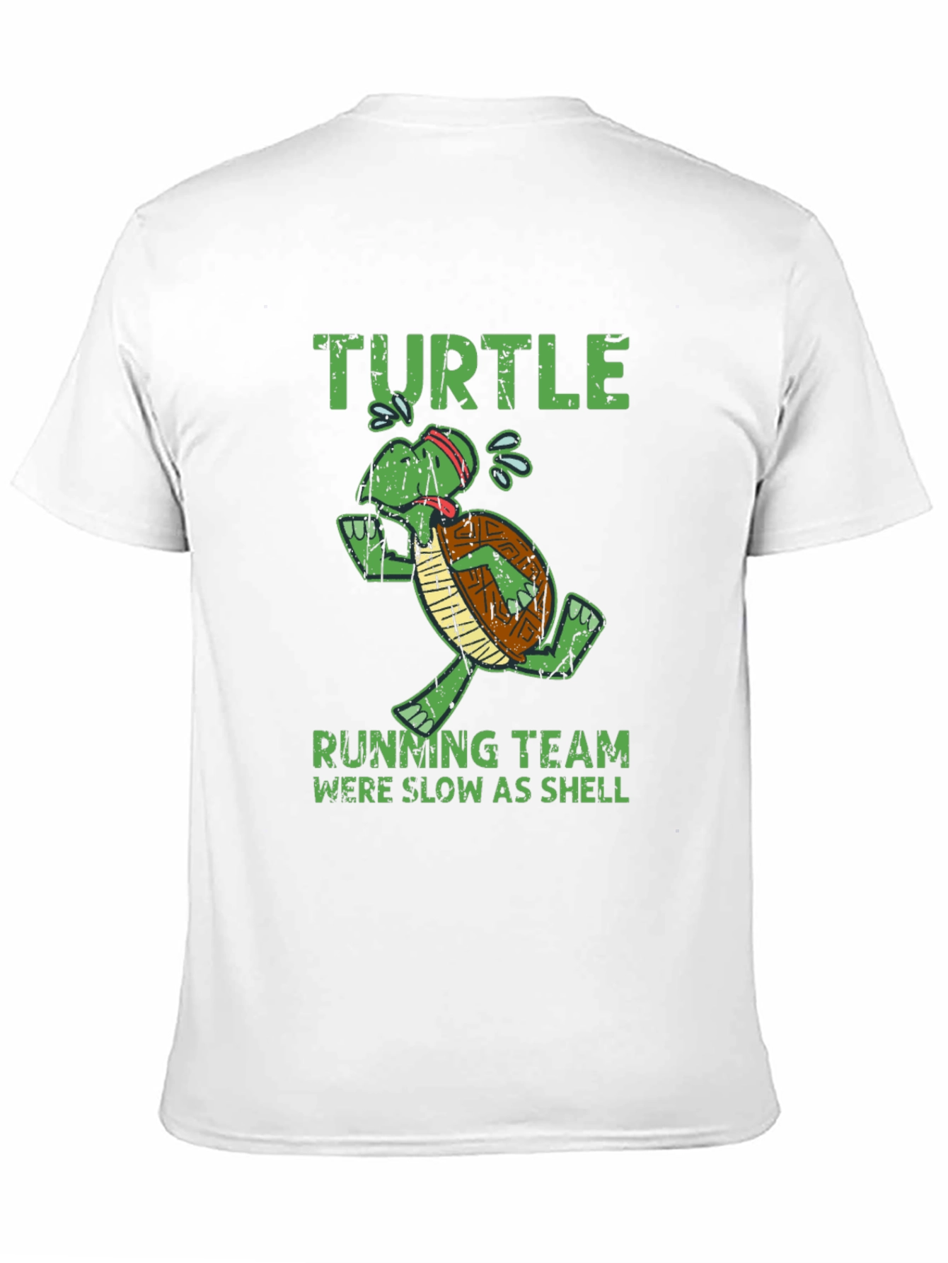 Turtle Running Team Graphic Tee - Slow as Shell