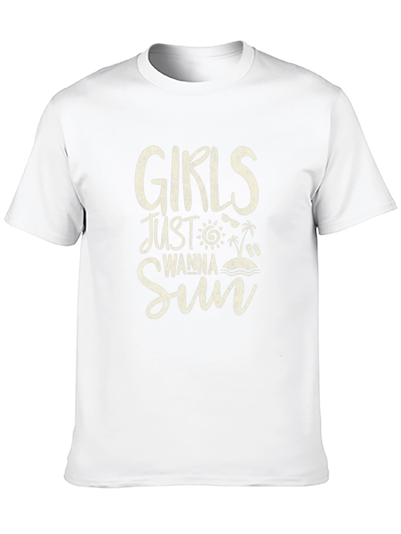 Girls Just Wanna Sun Graphic Tee - Black