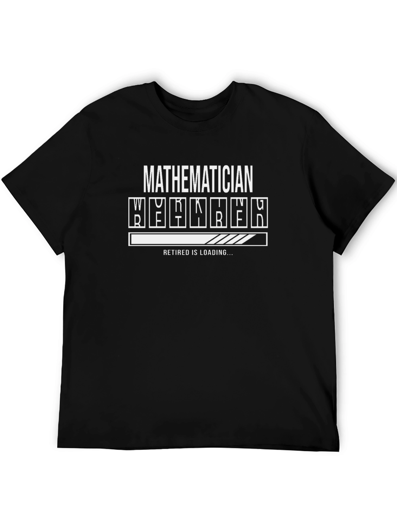 Mathematician Retirement Loading T-Shirt Funny Geek Tee
