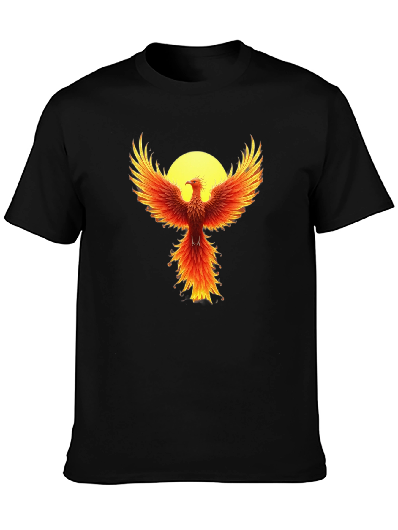 Phoenix Rising Graphic Tee - Black