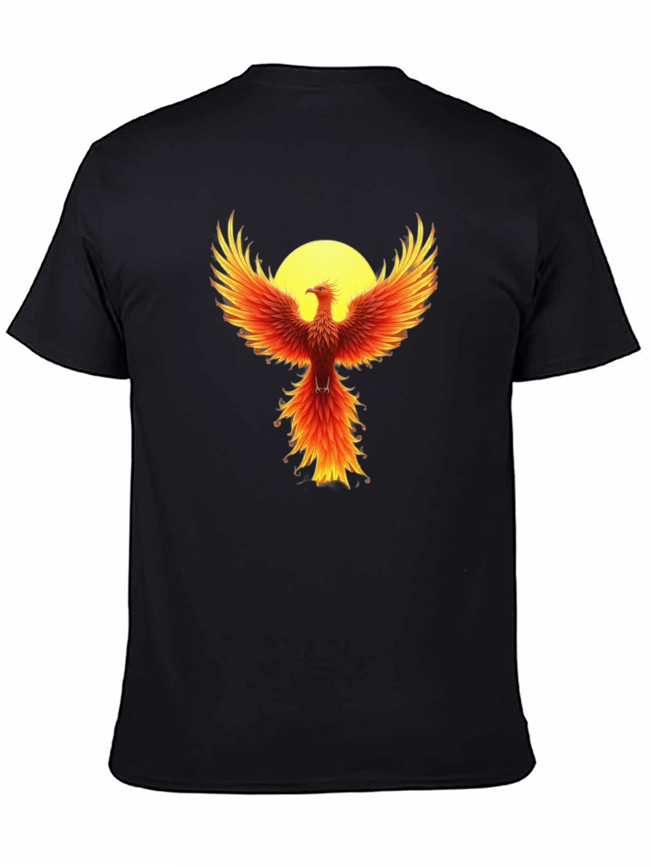 Phoenix Rising Graphic Tee - Black