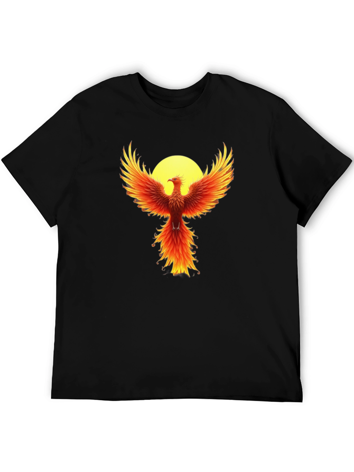 Phoenix Rising Graphic Tee - Black