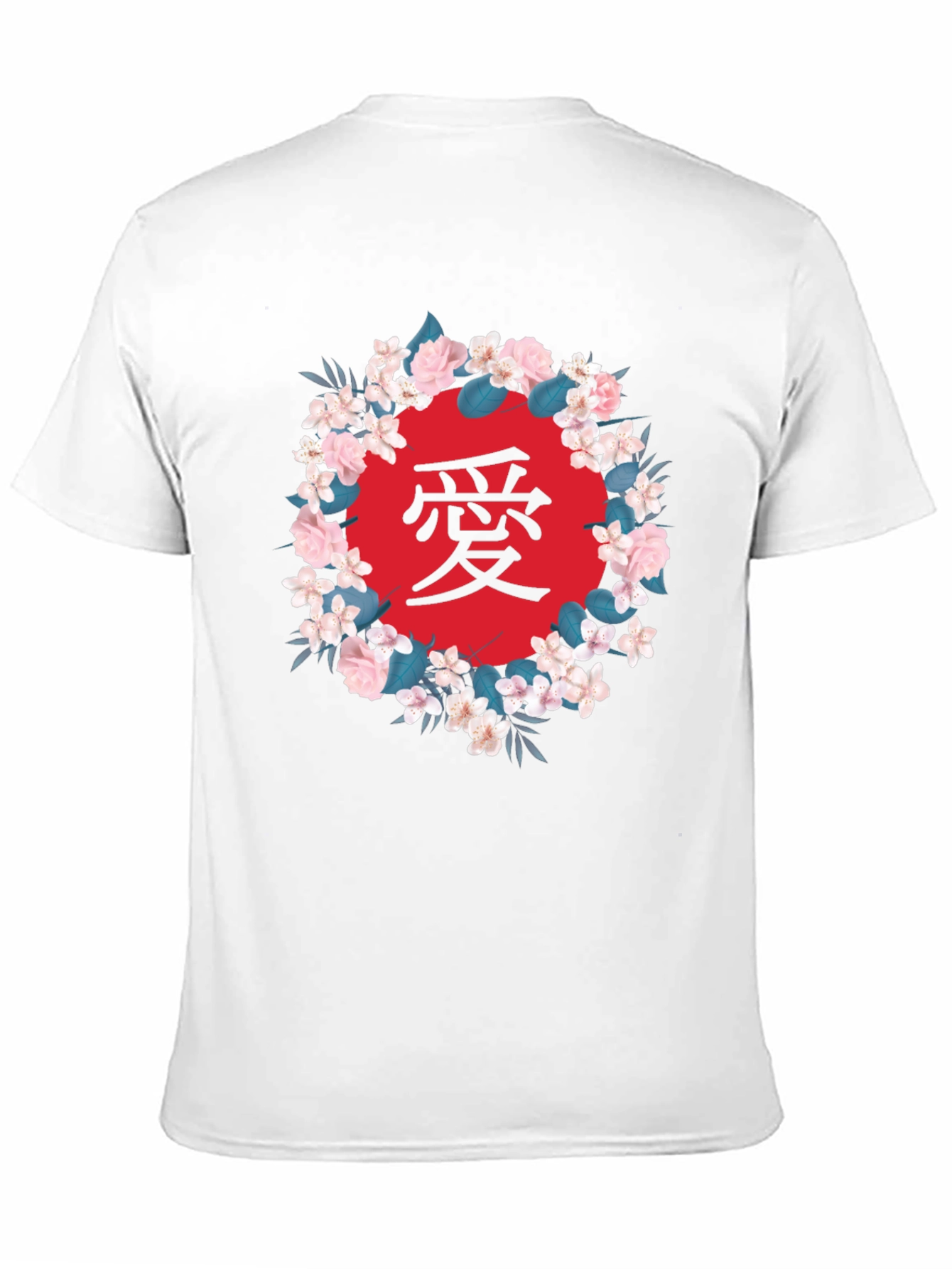 Floral Japanese Love Graphic T-Shirt