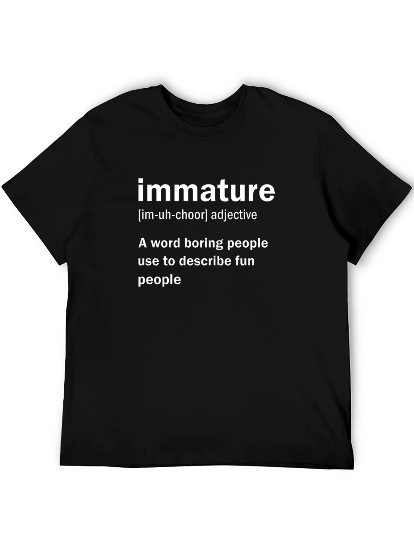 Immature Definition Graphic T-Shirt