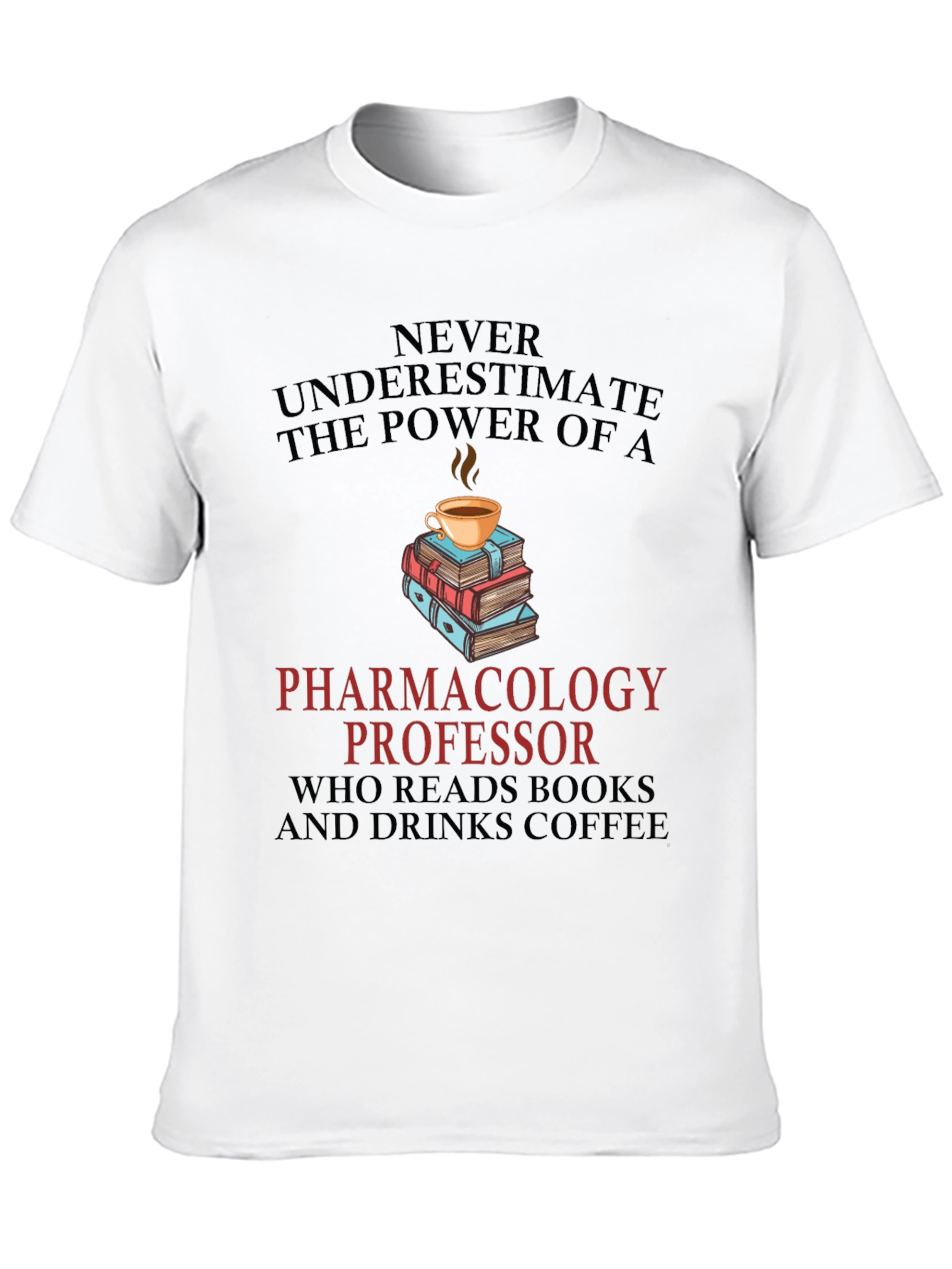 Pharmacology Professor Reads & Drinks Coffee T-Shirt