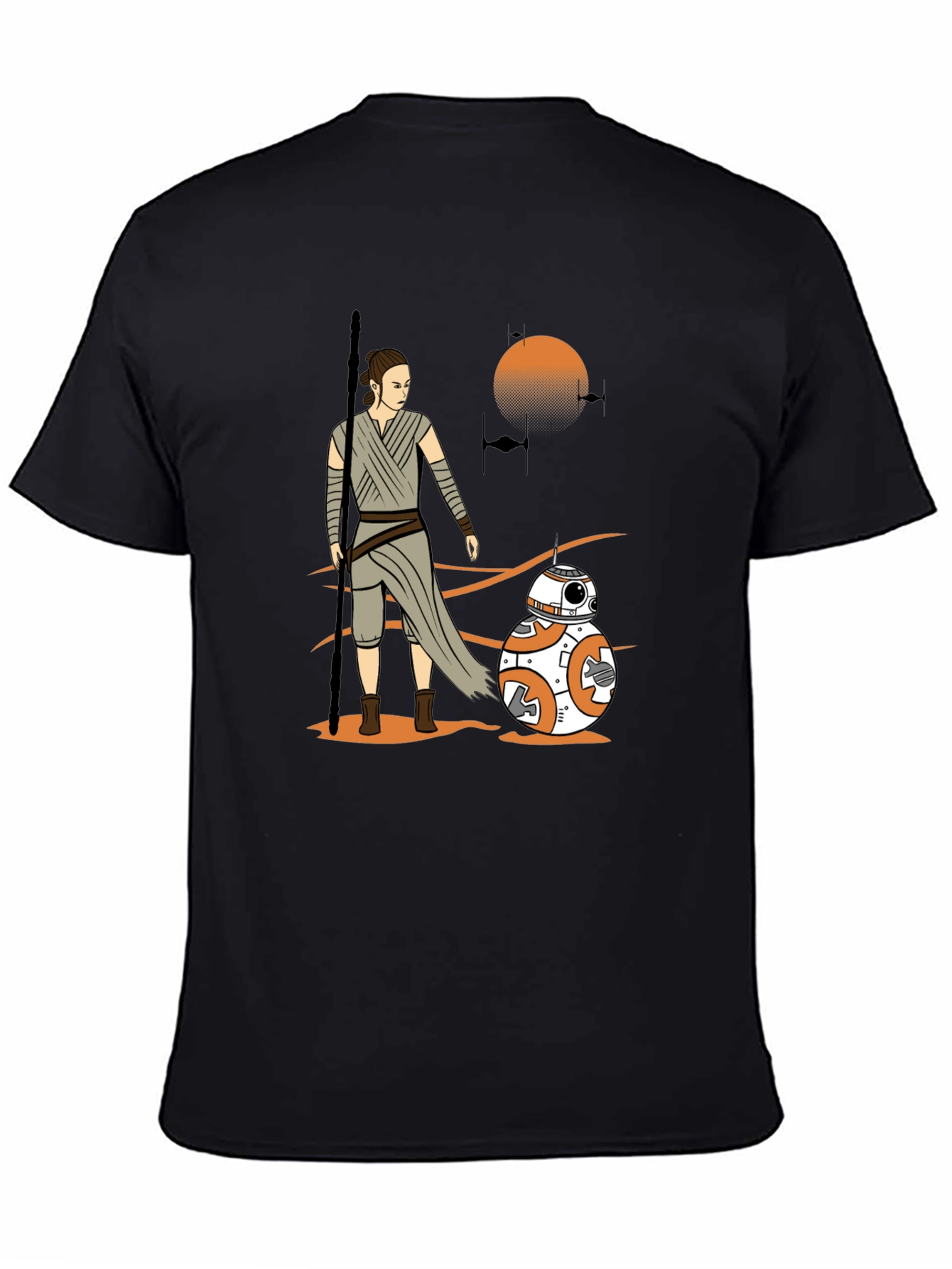 Star Wars Rey & BB-8 Graphic T-Shirt