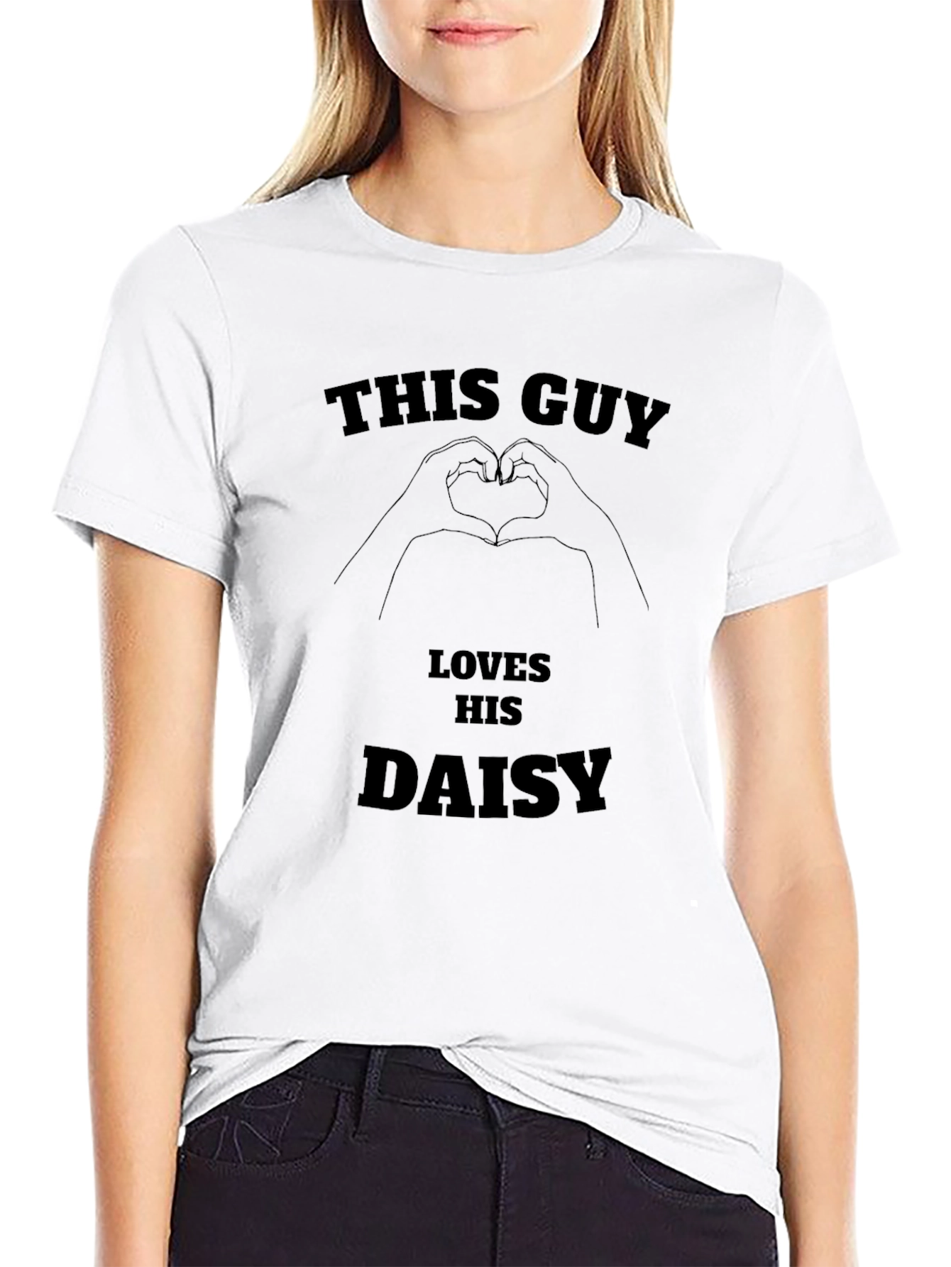 This Guy Loves His Daisy T-Shirt