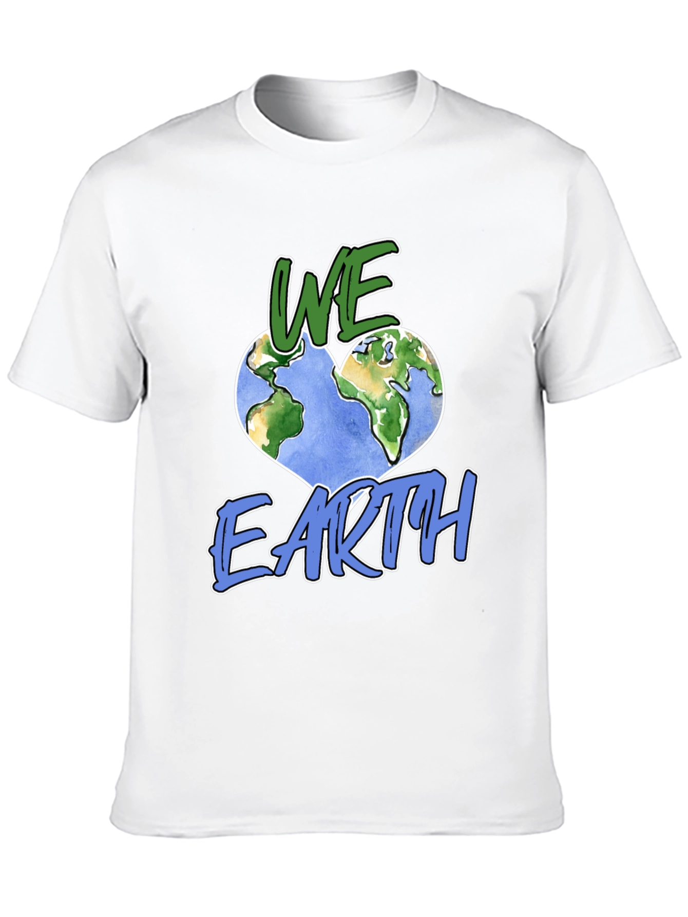 We Love Earth Graphic Tee - Unisex Black T-Shirt