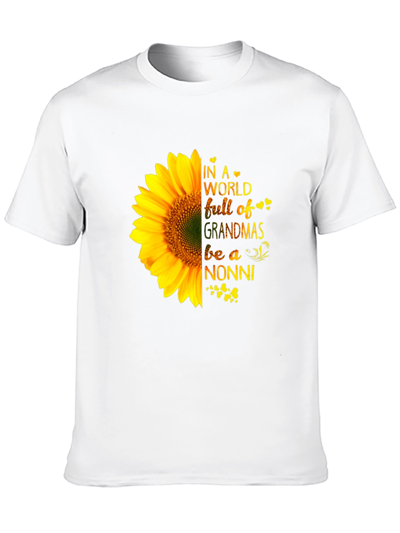 Sunflower Nonni Grandma T-Shirt