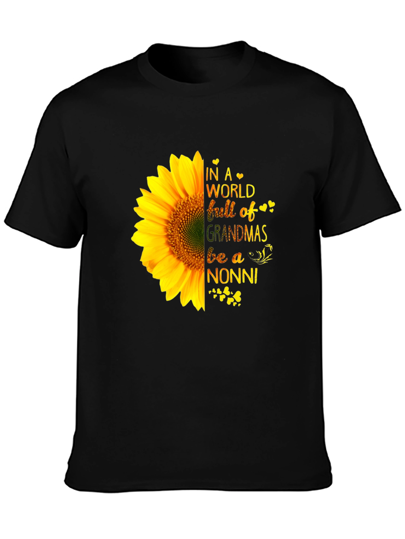 Sunflower Nonni Grandma T-Shirt