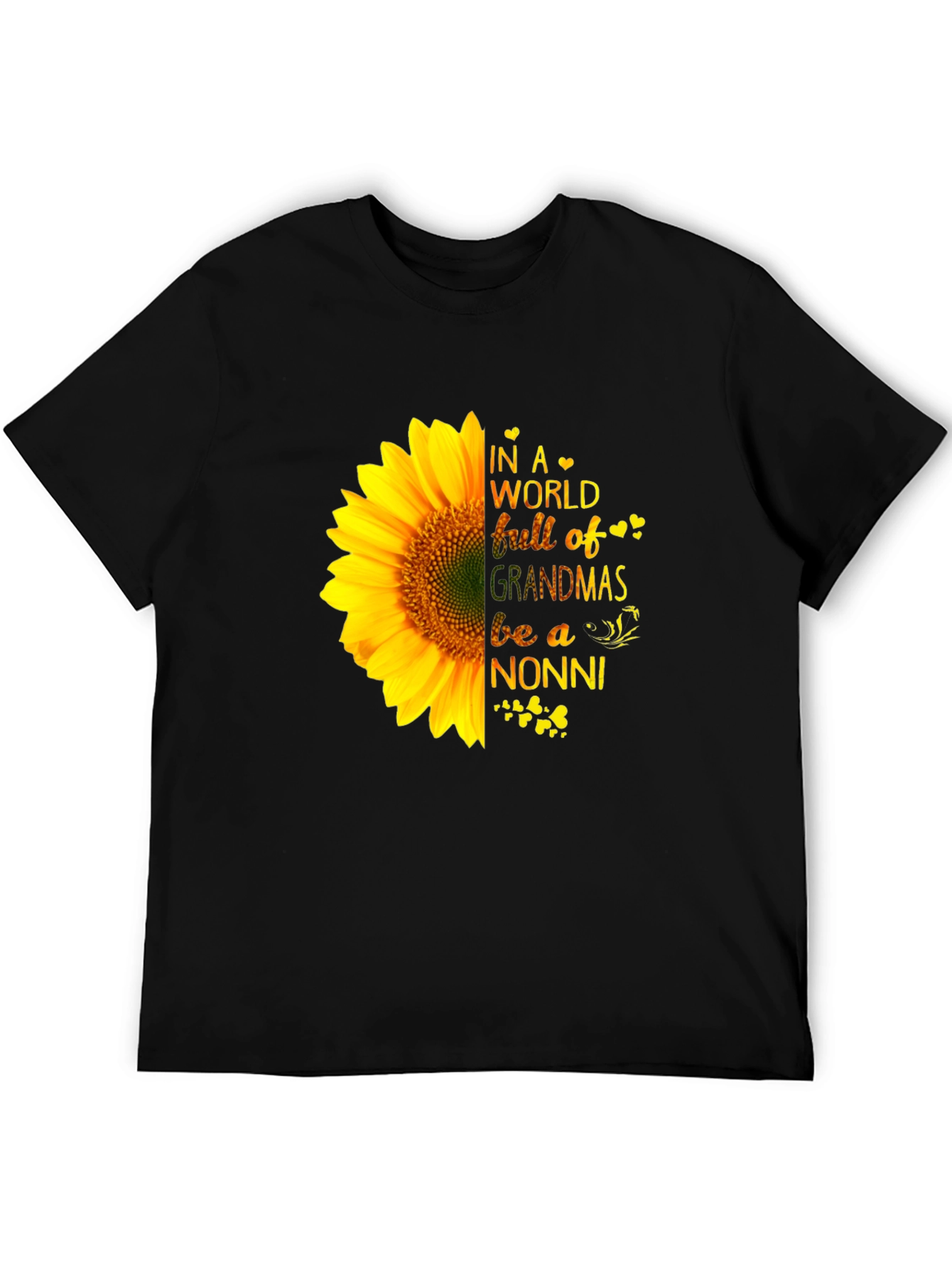 Sunflower Nonni Grandma T-Shirt