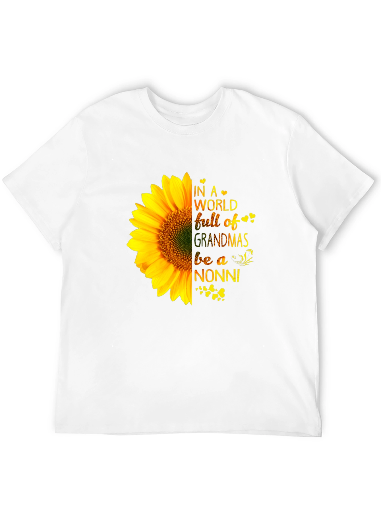 Sunflower Nonni Grandma T-Shirt
