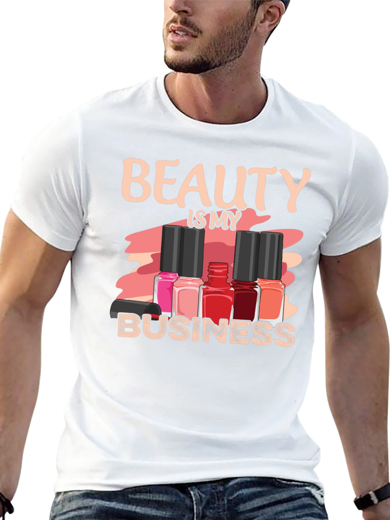 Beauty is My Business T-Shirt - Nail Polish Design