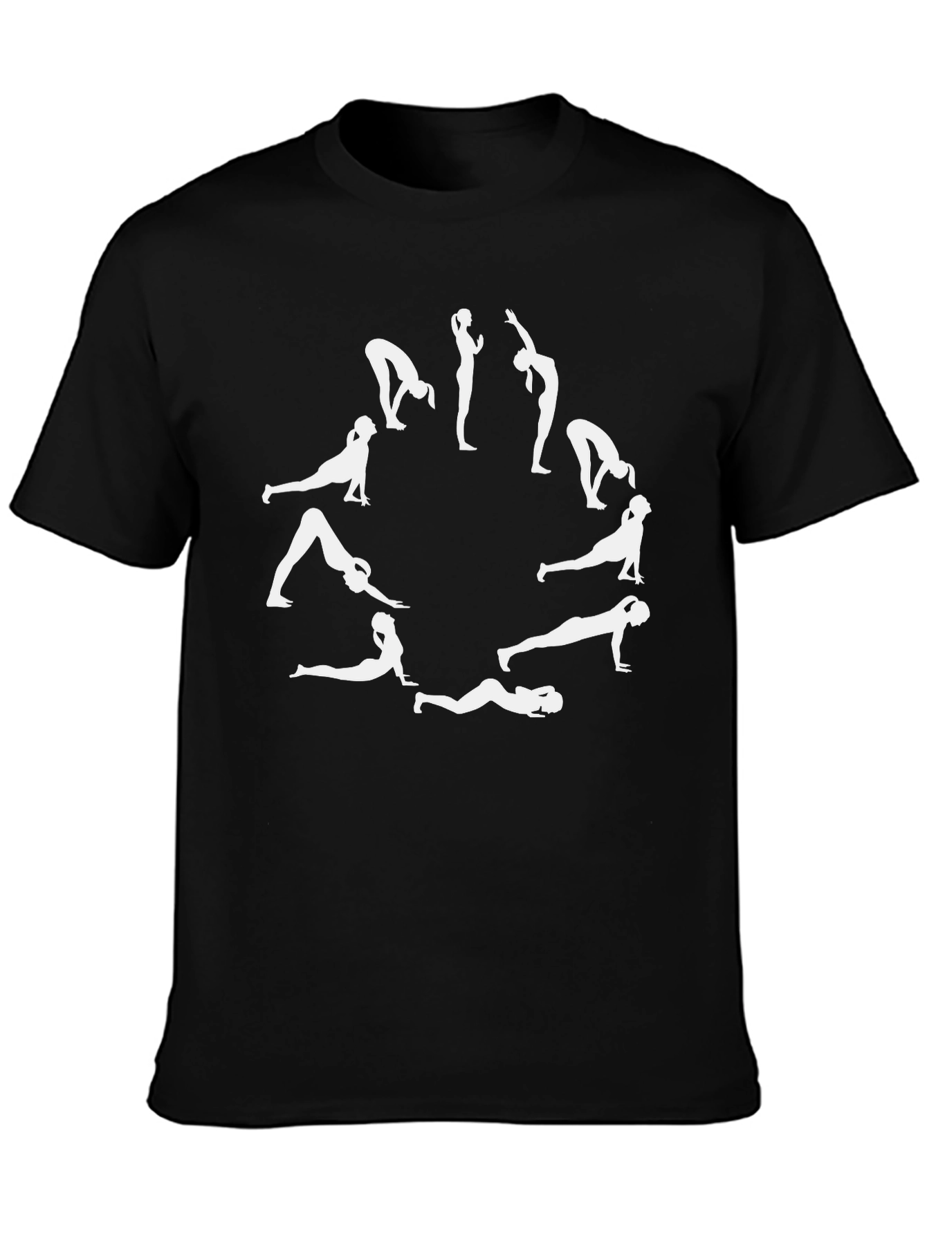 Yoga Poses Graphic T-Shirt - Unisex