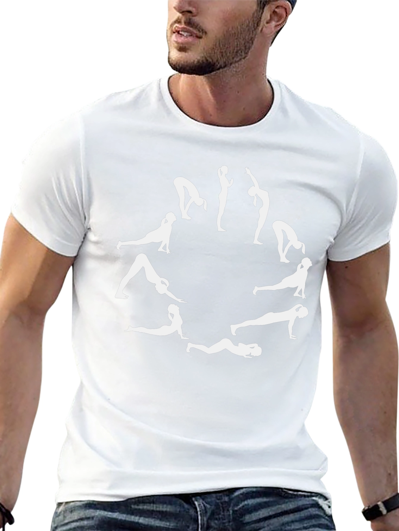 Yoga Poses Graphic T-Shirt - Unisex
